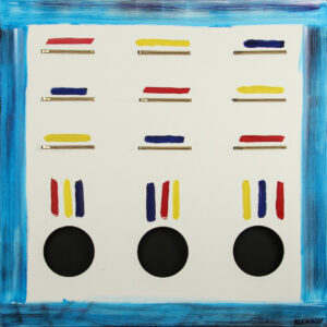 zonder titel 90x90cm Frans Kerkhoff 2400,- Euro 2011